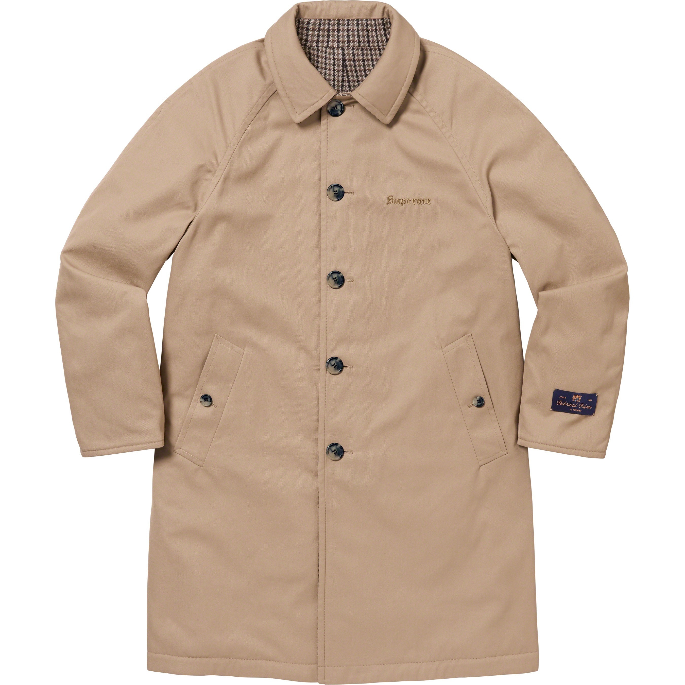 Reversible Houndstooth Overcoat view 9
